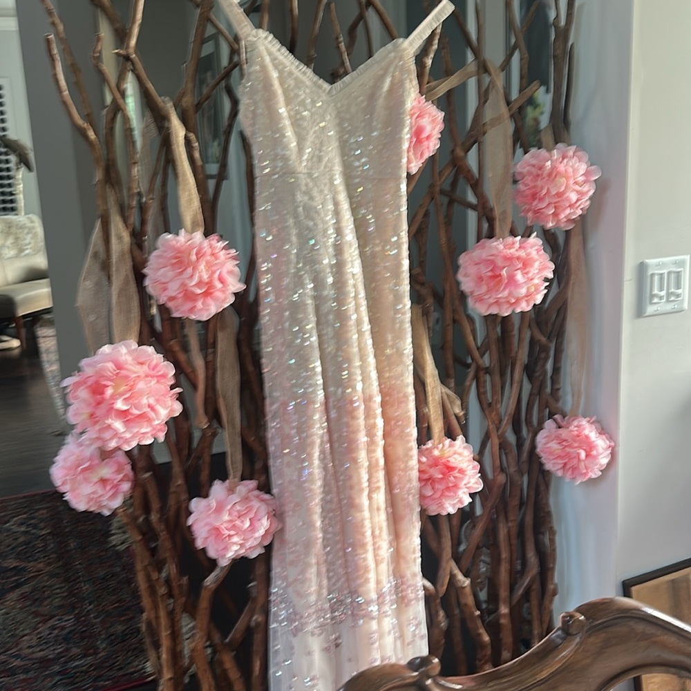 Needle Thread Sequin Patchwork Gown - image 2